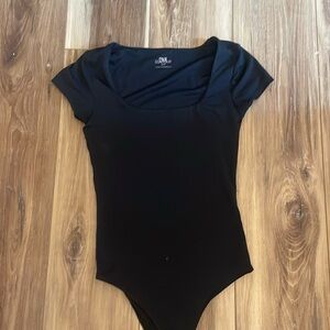 Black seamless body suit